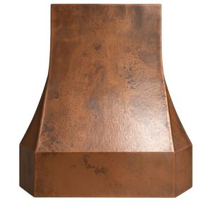 Hotte de cuisine en cuivre authentique, fabriquée avec un savoir-faire supérieur, élégante, décorative et fonctionnelle, équipement de ventilation pour la cuisson - Product Image 2
