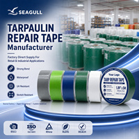 Ruban de réparation de bâche personnalisé par le fabricant, imperméable, robuste, auto-adhésif, en PVC, pour la réparation de bâches, rouleau jumbo pour camion et tente