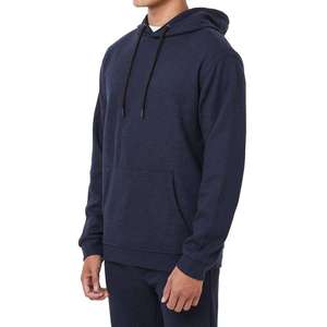 Sweat-shirt à capuche unisexe ample en molleton de coton épais avec logo personnalisé, style streetwear, coupe décontractée et poche - Product Image 4