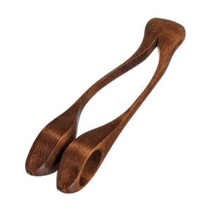 Cuillère musicale traditionnelle en bois, instrument de percussion rythmique fait à la main pour l'apprentissage musical et l'éducation scolaire - Product Image 1