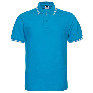 Camiseta Polo de Manga Corta para Hombre, 100% Algodón Lavado, Cuello Redondo, Lisa, Informal, Transpirable, con Logotipo Personalizado - Product Image 5