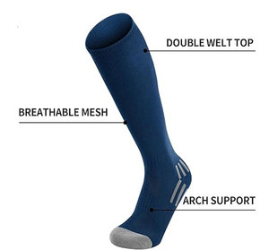 High Quality Lightweight Durable Striped Knee High <b>Waterproof</b> Seamless Fusing Breathable All Seasons Outdoor Sports <b>Socks</b> - Product Image 3
