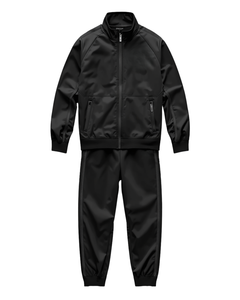 Conjunto Deportivo para Hombre, Color Negro, Cierre Completo, Cuello Alto, Transpirable, para Entrenamiento, Corte Regular, Otoño - Product Image 4