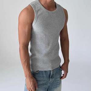 Débardeur Tendance pour Homme – Sous-vêtement Tricoté Décontracté pour le Sport, la Fitness et la Gym – Couche de Base Printemps-Été – Nouveaux Gilets Américains - Product Image 4