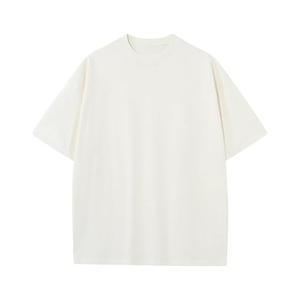 Camiseta Básica Oversize para Hombre, Corte Holgado, Manga Corta, Informal, 100% Algodón, Tejido Digital de 300g, Cómoda y a la Moda - Product Image 3