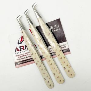 Pinzas Profesionales para Extensión de Pestañas con Aislamiento de 90 Grados, para Crear Pestañas Excelentes, Sostenibles, Personalizadas con Logotipo Impreso en Papel - Product Image 3