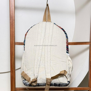 Nouveau design de sacs à dos écologiques en chanvre pour l'extérieur, vente en gros de sacs de randonnée personnalisés, sac à dos de voyage décontracté de grande capacité, sac à dos pour ordinateur portable - Product Image 5