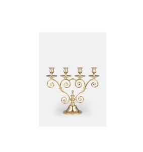 Handcrafted Iron Candelabra Candle Holder With Vintage Finish For Festive <b>Decoration</b> Elegant Events And Modern Living <b>Spaces</b> - Product Image 6