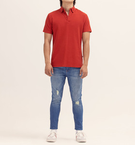 เสื้อเชิ้ตผู้ชายผ้าฝ้าย 100% คุณภาพสูง สวมใส่สบาย แห้งเร็ว เหมาะสำหรับฤดูร้อน  งานปักโลโก้ตามสั่ง ผ้าถักเนื้อแน่น 2 สี - Product Image 2