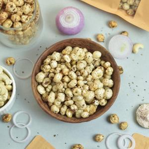 Makhana, Semillas de Loto Tostadas con Crema y Cebolla, el Snack Más Vendido de la Mejor Calidad, Crujiente y Nutritivo para un Estilo de Vida Saludable - Product Image 4