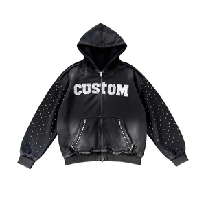 Ropa Deportiva Profesional Transpirable, Impermeable, de Secado Rápido, Sudadera con Capucha de Material Sólido con Impresión Personalizada para Hombre, Primavera - Product Image 2