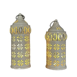 Stylish Desk Lamp Tabletop Lantern Light Ramadan Accessories for Wedding Party <b>Living</b> Room and Ramadan Decoration - Product Image 1