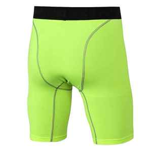 Men's Eco-Friendly Solid Casual <b>Compression</b> Running Gym <b>Shorts</b> with Front Logo-Quick Dry Lightweight Active Wear - Product Image 6