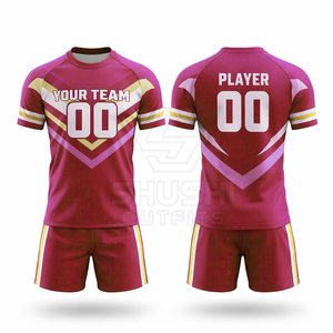 Vêtements de sport 100% polyester respirant, ensembles personnalisés imprimés, qualité supérieure pour adultes - Product Image 5
