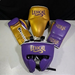 Guantes de Entrenamiento de Cuero con Logotipo Personalizado, Protector de Cabeza, Protector Inguinal, Equipo de Sparring con Cordones, Transpirable, de Secado Rápido, para Boxeo Profesional - Product Image 3