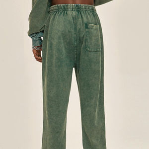 Pantalones de chándal más vendidos con lavado ácido, personalizados al por mayor, estilo urbano, de algodón, pesados, joggers, pantalones cargo con lavado ácido para mujer - Product Image 4