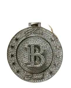 Colgante Redondo de Lujo con Forma de Diamante y Moissanita Blanca, Joyería Hip Hop Personalizada con Iniciales, Amuleto Brillante - Product Image 4