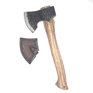 Hache à manche en bois, lame en acier au carbone, pour fendre du bois de chauffage, qualité DIY - Product Image 3