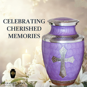 Silver Purple Aluminum Cremation Urn <b>for</b> Human <b>Ashes</b> Adult Memorial Decoration Custom Engraved Keepsake <b>Ashes</b> Container 220 - Product Image 2