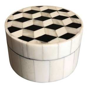 Boîte en bois unique faite à la main, incrustation de os naturel, vaisselle décorative de haute qualité pour bijoux, fruits secs, pour salon - Product Image 4