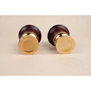 Juego de Recipientes para Especias de Madera con Tapas de Latón, Herméticos, Aptos para Lavavajillas, Ecológicos y Duraderos, para Uso en la Cocina - Product Image 5