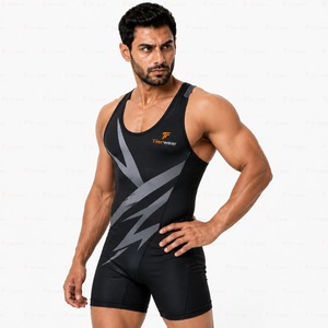 Combinaison de lutte Elite Performance Stretch, tenue athlétique légère, respirante, anti-transpiration, uniforme d'entraînement, logo personnalisé pour l'équipe - Product Image 2
