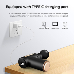 Pistola masajeadora de cuerpo eléctrica portátil <span class=keywords><strong>Mini</strong></span> Dispositivo de masaje de mano para relajación de cuerpo completo - Product Image 2