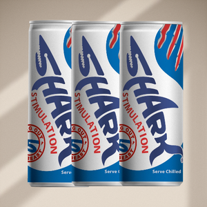 Minuman Energi Premium <span class=keywords><strong>SHARK</strong></span> <span class=keywords><strong>Stimulation</strong></span> <span class=keywords><strong>250ml</strong></span>/Kaleng (EN-FR-AR) Buatan Thailand - Product Image 2