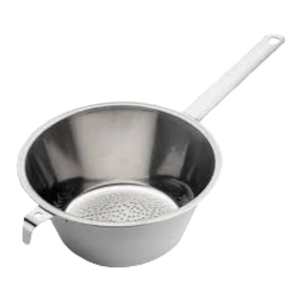 Colador de acero de silicona de grado alimenticio, colador de cocina, Ahorrador de espacio, colador plegable, bolsa de plástico con logotipo - Product Image 3