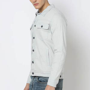 Chaqueta de Mezclilla de Invierno para Hombre, Color Personalizado, 2026, Nueva, Talla Personalizada, Exterior de Lana, Ecológica, Resistente al Viento, con Bordado - Product Image 2