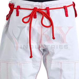 Judogi con Cinturón, Resistente para Entrenamiento y Competición, Transpirable, 100% Algodón, Ropa de Artes Marciales con Corte Automatizado, Trajes de Judo - Product Image 6