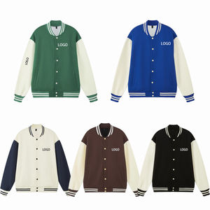 Chaqueta de invierno cómoda para hombre, OEM, de la mejor calidad, estilo universitario, tipo béisbol, transpirable, con bordado, a un precio razonable. - Product Image 2