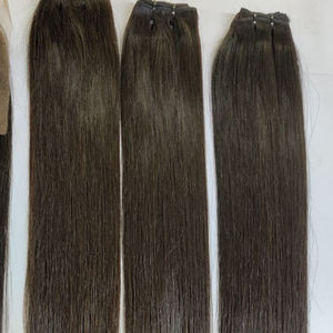 Extensiones de cabello humano virgen natural con cinta adhesiva, extensiones de cabello humano real liso con cinta adhesiva de inyección sin costuras. - Product Image 2
