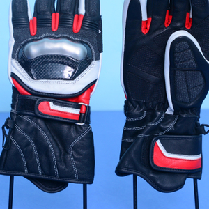 Guantes de Motocicleta de Invierno de Cuero Vacuno Genuino, Duraderos, Ligeros, Impermeables, Protección Completa para los Dedos, Antideslizantes, Unisex - Product Image 6