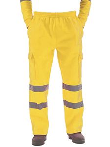Enhanced Visibility Men's Workwear <b>Pants</b> Anti-Static <b>Thermal</b> Safety Trousers for Rain Outdoor Activities - Product Image 4