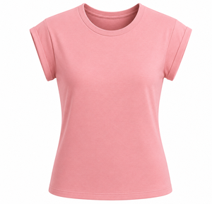 Camiseta de Manga Larga Premium para Mujer con Logotipo Personalizado, Tela Ligera y Transpirable para Ropa Casual de Verano - Product Image 1