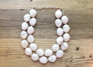 Collar de Diseño Único para Mujer, Hecho a Mano con Cuentas de Resina Multicolores, Elegante, Ideal para Fiestas, el Mejor Regalo de Boda, Tendencia de Moda - Product Image 4