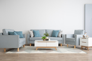 Fauteuil une place de style Mid-Century avec structure en bois massif et rembourrage respirant en mousse pour appartement, villa, maison, hôtel - Product Image 6