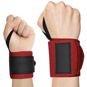 Custom Wrist Wraps Lifting Straps Adjustable Strap Wrist Support Anti-Twist Unisex Polyester Fiber Fitness Bodybuilding Strength - Product Image 1