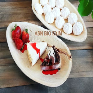 ภาชนะใส่อาหารใบปาล์มแบบใช้แล้วทิ้งแผ่นตกแต่งแบบใช้แล้วทิ้งทำจากกระดาษเหนียวทนทานย่อยสลายได้ - Product Image 1