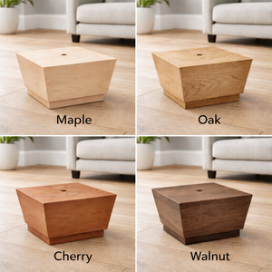 Pieds de canapé en bois massif à profil large, pieds de meubles carrés en bois, remplacement robuste au design moderne - Product Image 2