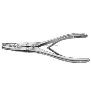High Quality A-1 VERITAS Straight & Curved Ruskin Bone Rongeur Forcep Stainless Steel Bone Surgery Instrument | needle holder - Product Image 5