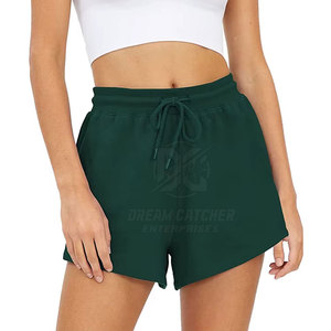 Women's Summer Sports Shorts Loose <b>High</b>-<b>Waist</b> Casual <b>Pants</b> Cool OEM 2026 Summer Woman Sweat Shorts Wide Waistband Solid Cotton - Product Image 2