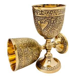 Elegante Juego de Copas de Vino Modernas con Tallo de Metal - Product Image 6