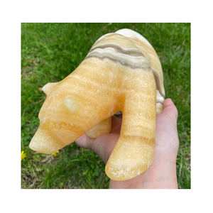 <b>Hot</b> Selling Low Price Marble <b>Stone</b> Carved Animal Polar Bear Figurine - Product Image 3