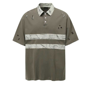 <b>Classic</b> Business Mens Plus Size Polo Shirt High Quality Breathable Short Sleeve Solid Color Cotton Casual Wear Polo Shirt Top - Product Image 1