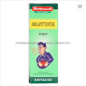 Extrait d'herbes ayurvédiques Amla Pittantak, écorce antacide sauvage en bouteille - Product Image 1