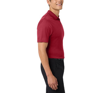 Polo personnalisé en polyester, vêtements de sport gris respirants pour hommes, haut pour entraînement professionnel en salle de sport, vêtements décontractés, nouveau style technique - Product Image 6