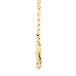 Pendentif papillon jaune or poli bijoux en pierres précieuses personnalisé diamant Unique Designer pendentif fait à la main produits chauds - Product Image 4
