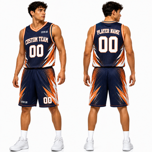 Uniforme de Baloncesto con Estampado Completo Personalizado, Conjunto de Camiseta y Pantalones Cortos para Equipo, Fabricante, Proveedor, Exportador, OEM - Product Image 3